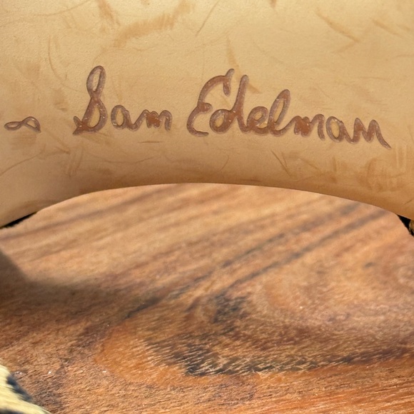 Sam Edelman Leopard‎ Delilah Dorsay Cow Hide Print Heels - Picture 11 of 14